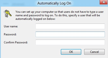 Windows Automatic Logon Settings